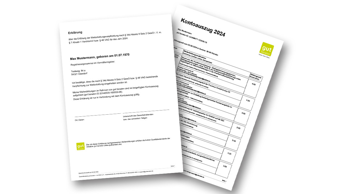 Versand der Erklärungen über Weiterbildungszeit startet